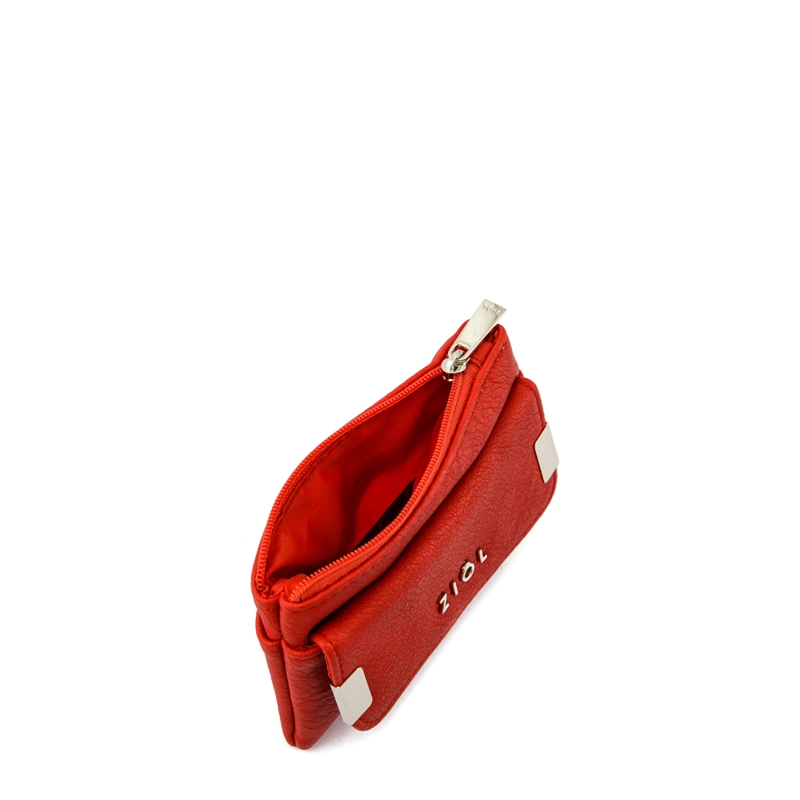 MONEDERO RECTANGULAR PINU PEQUEÑA ROJO - 3