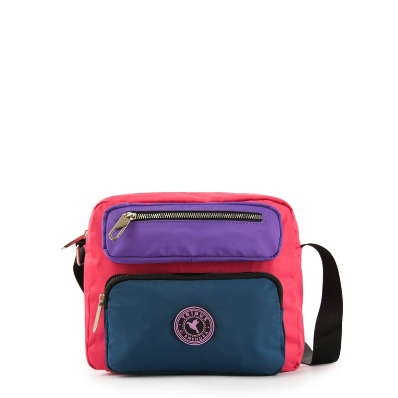 CARTERA BANDOLERA SILVIE MEDIANA FUCSIA - 1