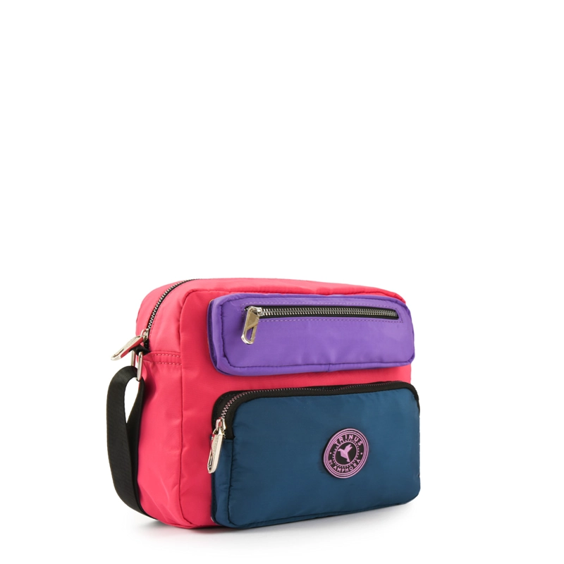 CARTERA BANDOLERA SILVIE MEDIANA FUCSIA - 2
