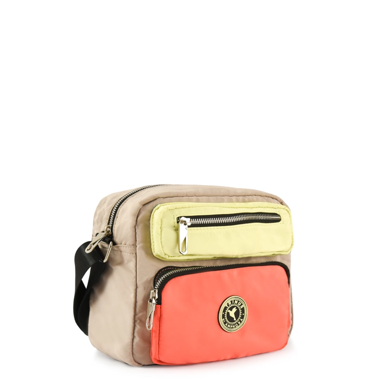 CARTERA BANDOLERA SILVIE MEDIANA TAUPE - 2