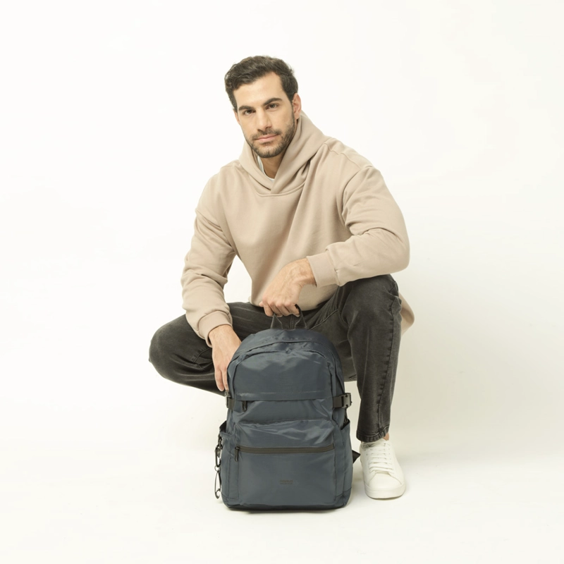 MOCHILA PORTA NOTEBOOK LIAM GRANDE AZUL OSCURO - 5