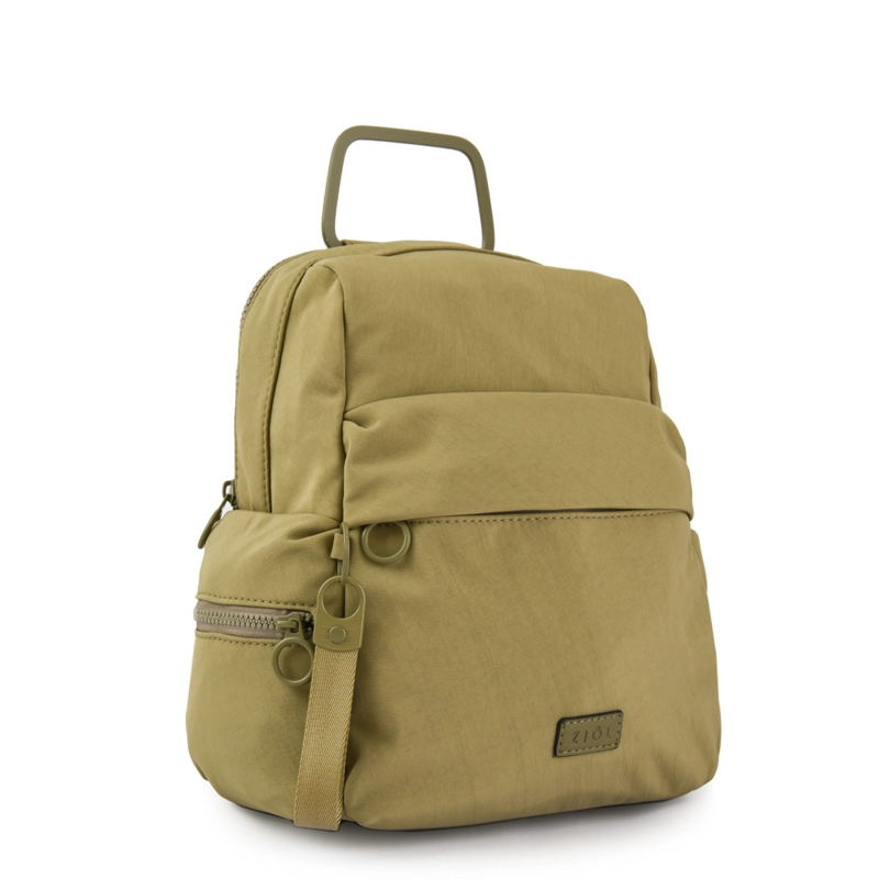 MOCHILA VEBY MEDIANA VERDE OLIVA - 2