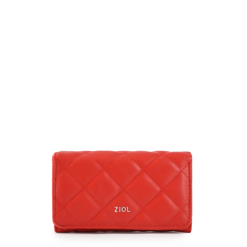 BILLETERA ACORDEON BOUFFI MEDIANA ROJO - 1
