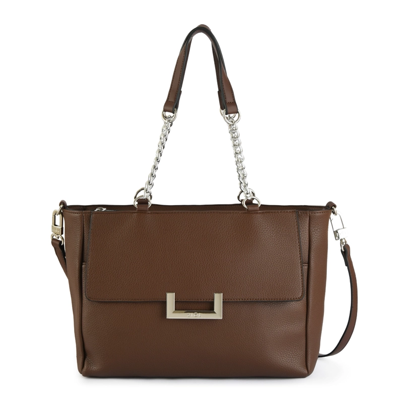 CARTERA TOTE LUCCA MEDIANA CAFE  OSCURO