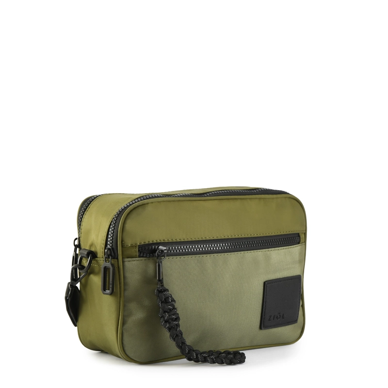 CARTERA BANDOLERA POMBAL PEQUEÑA VERDE OLIVA - 2