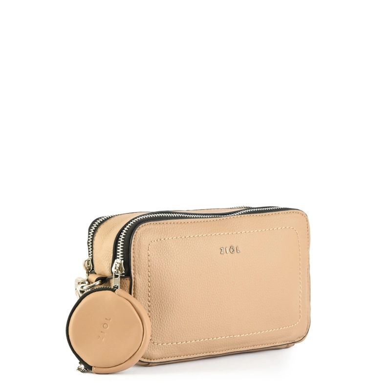 CARTERA BANDOLERA ISKRA PEQUEÑA BEIGE - 2