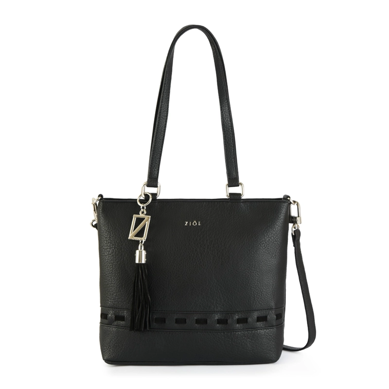 CARTERA TOTE KRISTAL MEDIANA NEGRO - 1