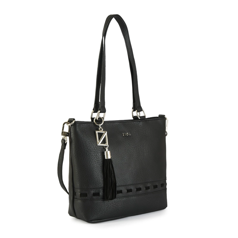 CARTERA TOTE KRISTAL MEDIANA NEGRO - 2