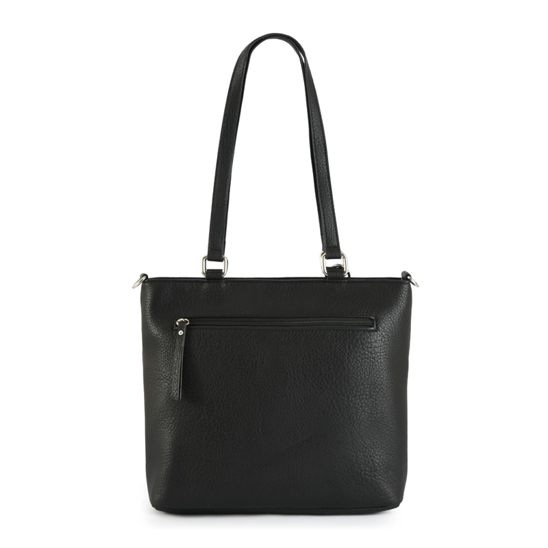 CARTERA TOTE KRISTAL MEDIANA NEGRO - 3