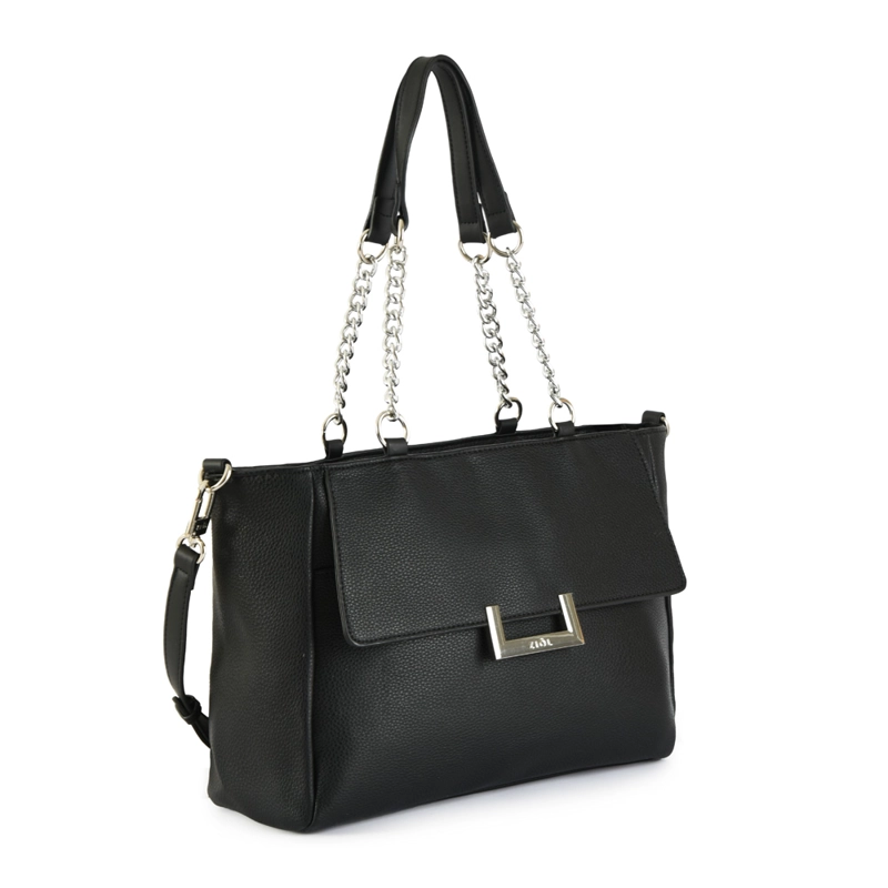 CARTERA TOTE LUCCA MEDIANA NEGRO - 2