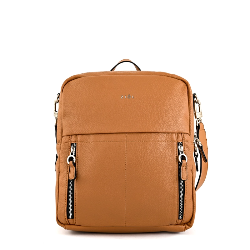 MOCHILA WILLOW MEDIANA CAMEL - 1