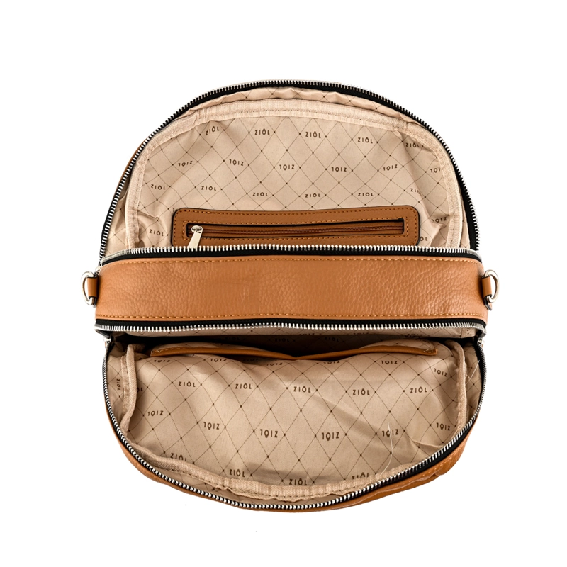 MOCHILA WILLOW MEDIANA CAMEL - 4