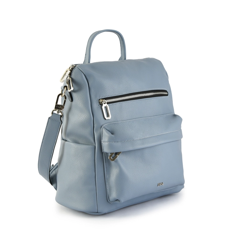 MOCHILA AURORA MEDIANA DENIM - 2