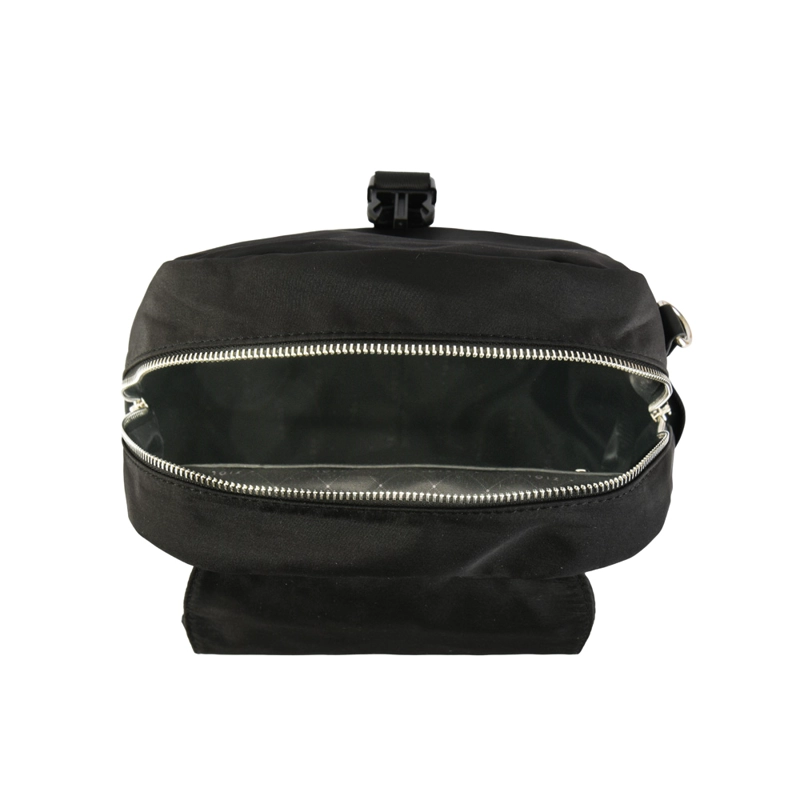 MOCHILA CON TAPA TAVIRA MEDIANA NEGRO - 4