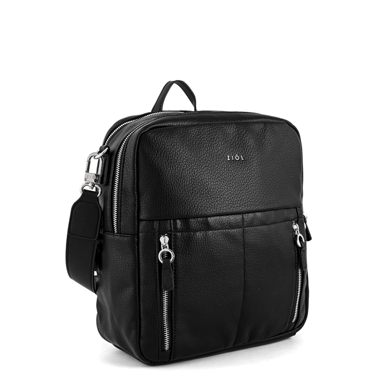 MOCHILA WILLOW MEDIANA NEGRO - 2