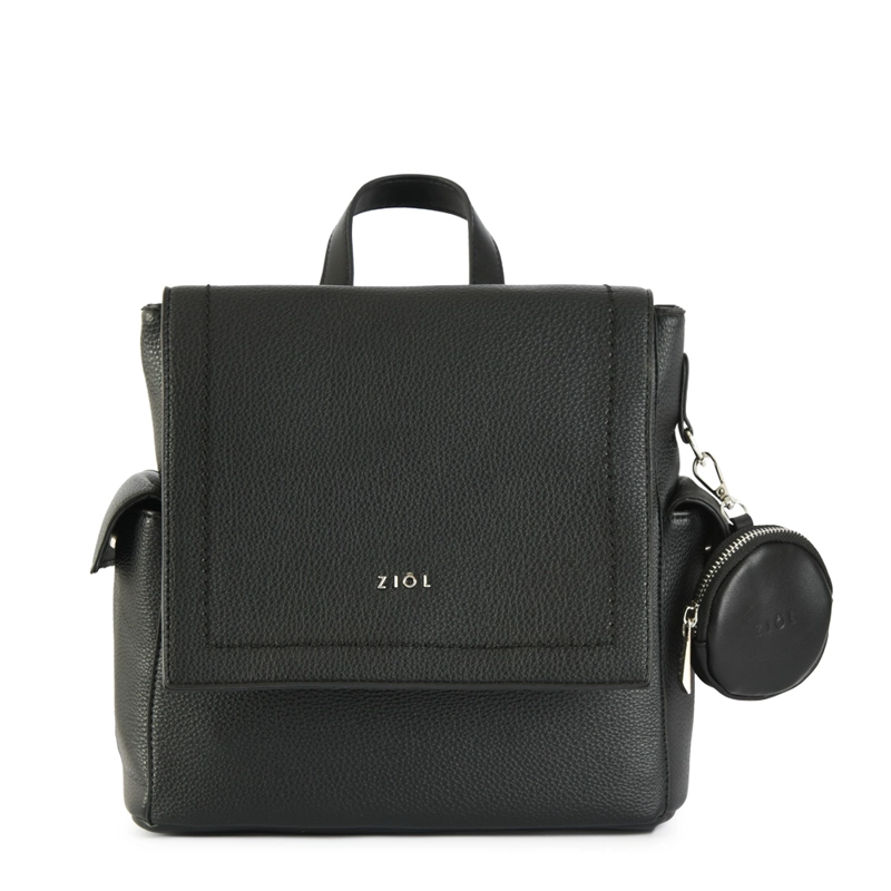 MOCHILA ISKRA MEDIANA NEGRO - 1