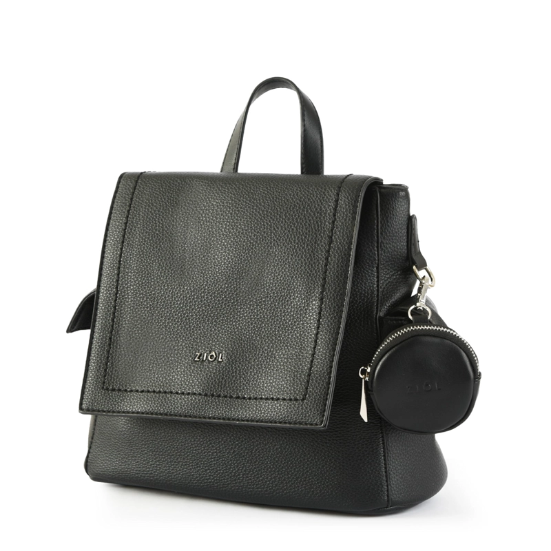 MOCHILA ISKRA MEDIANA NEGRO - 2