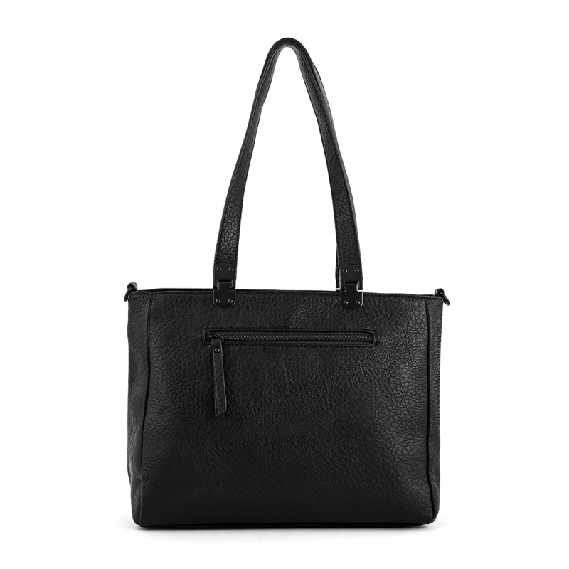 CARTERA TOTE TRES DIVISIONES JELENA MEDIANA NEGRO - 3