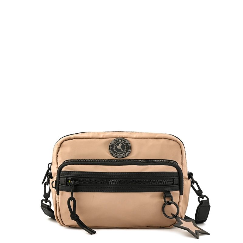 CARTERA BANDOLERA WHITNEY MEDIANA BEIGE - 1