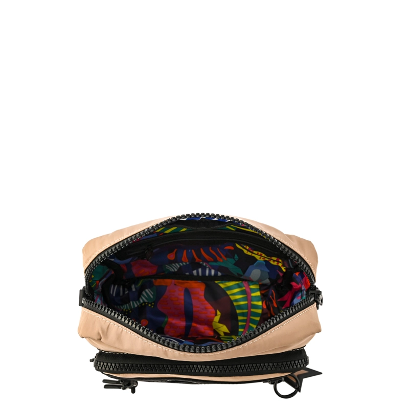 CARTERA BANDOLERA WHITNEY MEDIANA BEIGE - 4
