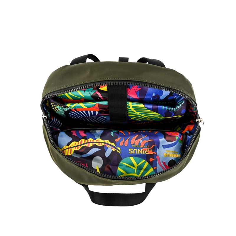 MOCHILA PORTA NOTEBOOK PATSY GRANDE VERDE OLIVA - 4