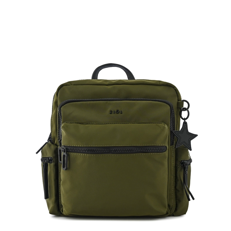 MOCHILA RONNIE MEDIANA VERDE OLIVA - 1