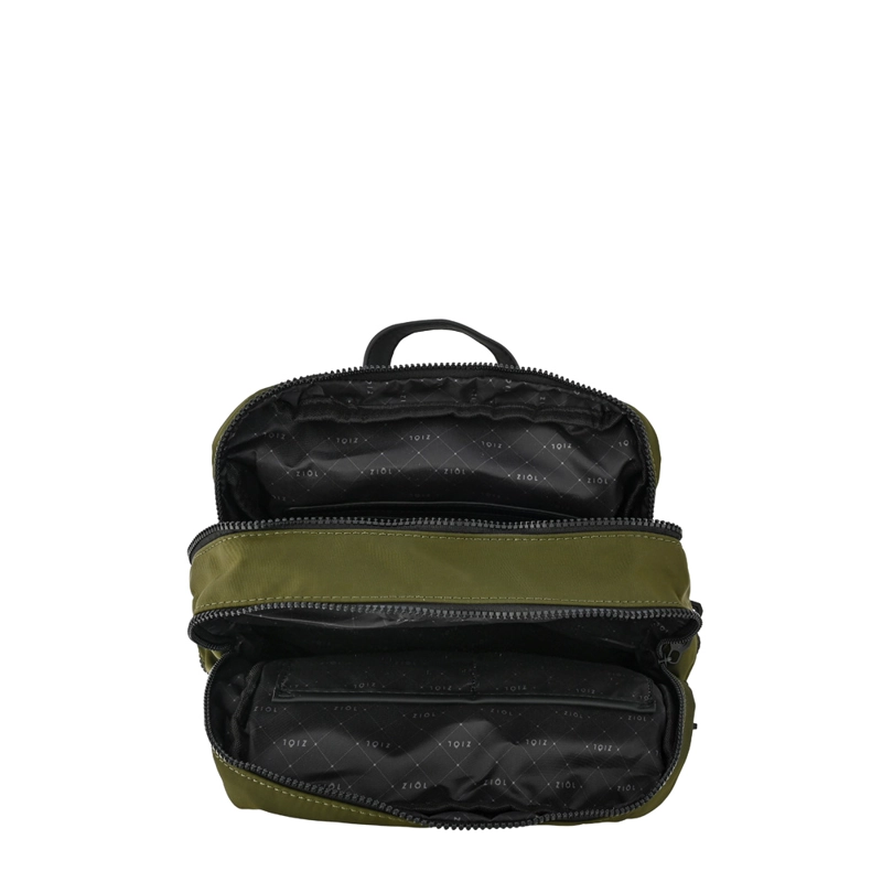MOCHILA RONNIE MEDIANA VERDE OLIVA - 4