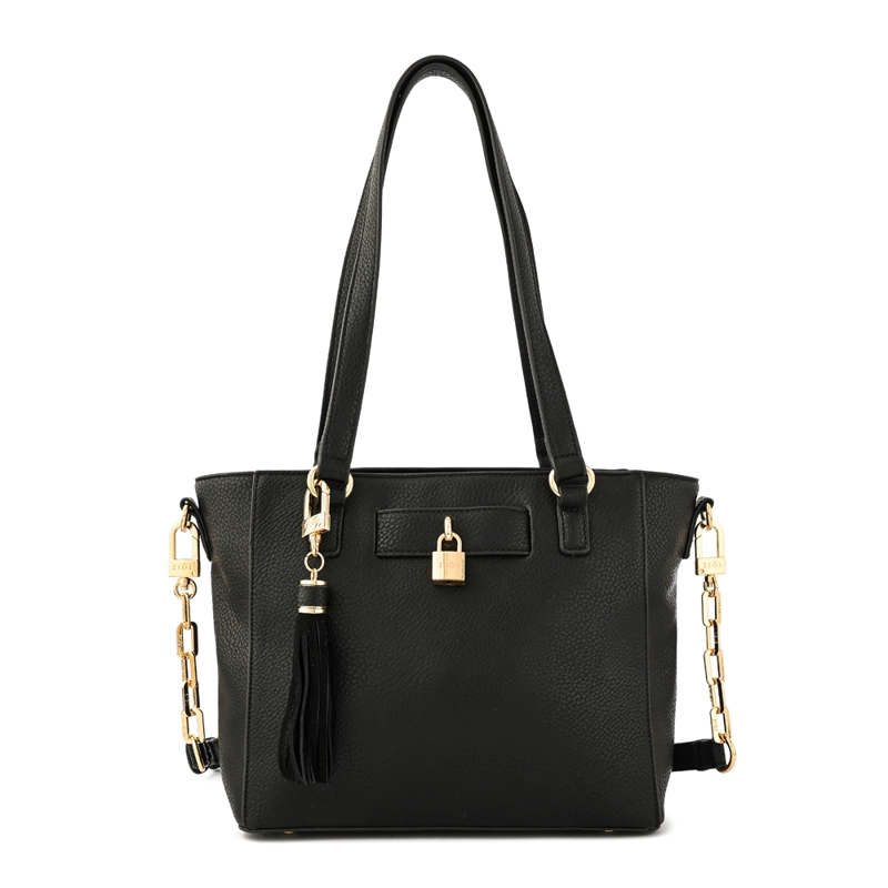 CARTERA TOTE ELAIA MEDIANA NEGRO - 1