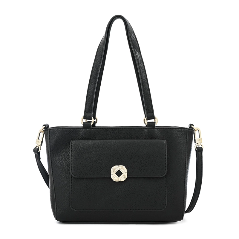 CARTERA TOTE AGATA MEDIANA NEGRO - 1