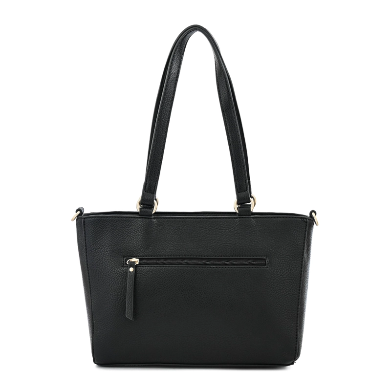 CARTERA TOTE AGATA MEDIANA NEGRO - 3