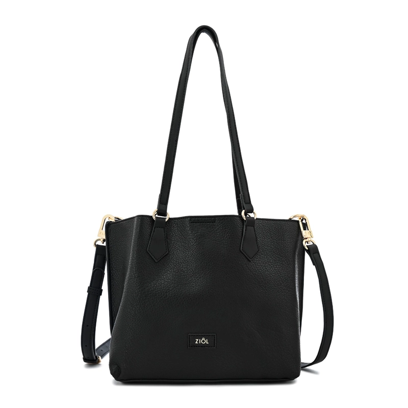 CARTERA TOTE VIVIENE MEDIANA NEGRO - 1