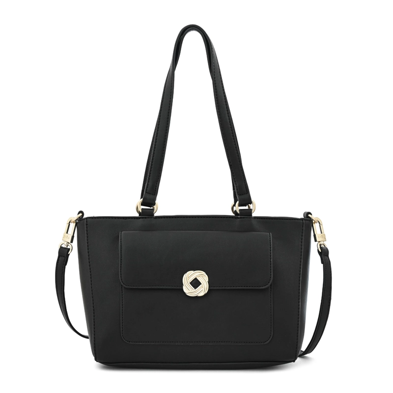 CARTERA TOTE AGATA MEDIANA NEGRO ESPECIAL - 1