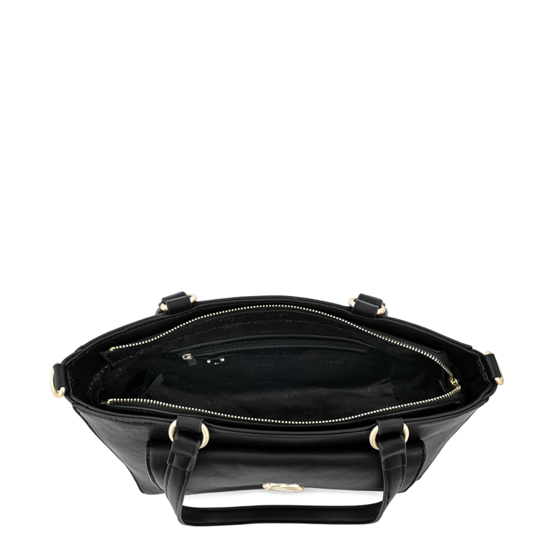 CARTERA TOTE AGATA MEDIANA NEGRO ESPECIAL - 4