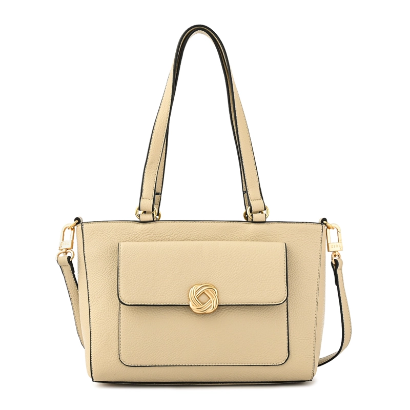 CARTERA TOTE AGATA MEDIANA BEIGE - 1