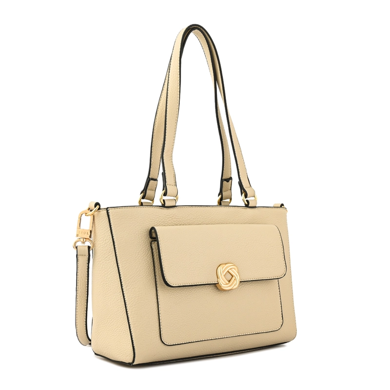 CARTERA TOTE AGATA MEDIANA BEIGE - 2