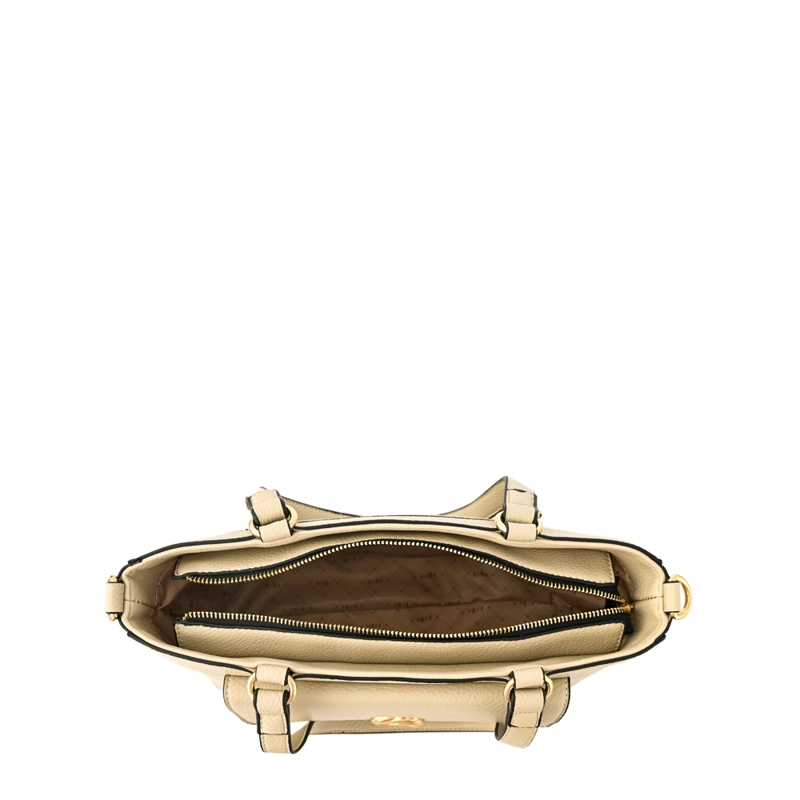 CARTERA TOTE AGATA MEDIANA BEIGE - 4