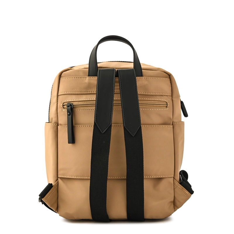 MOCHILA YOKO MEDIANA BEIGE OSCURO - 3