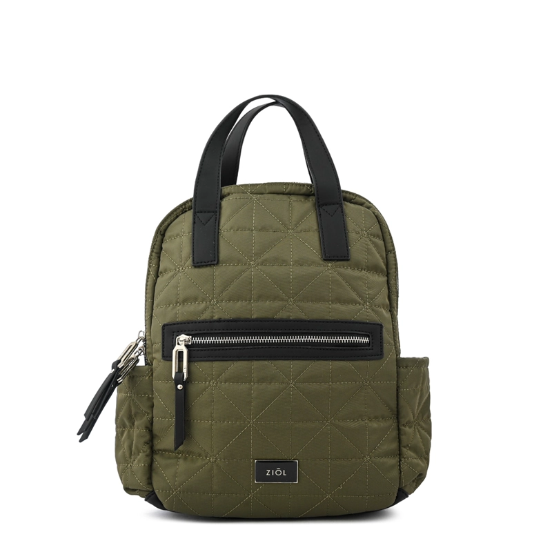 MOCHILA SAIDA MEDIANA VERDE OLIVA - 1