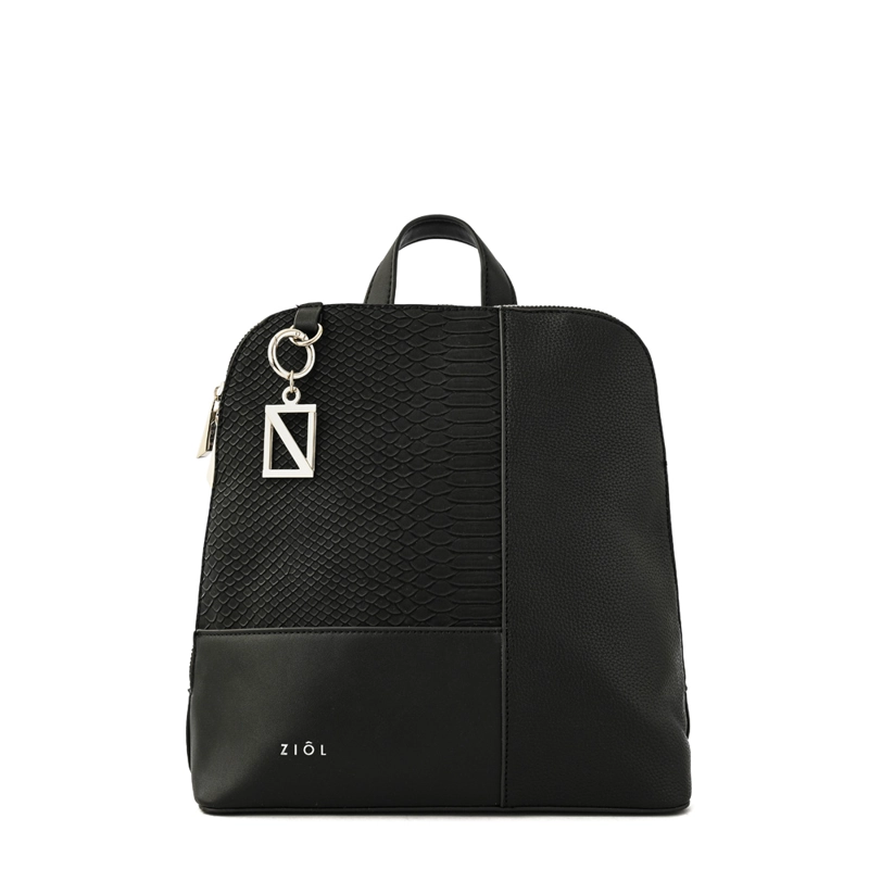 MOCHILA CELINA MEDIANA NEGRO ESPECIAL - 1