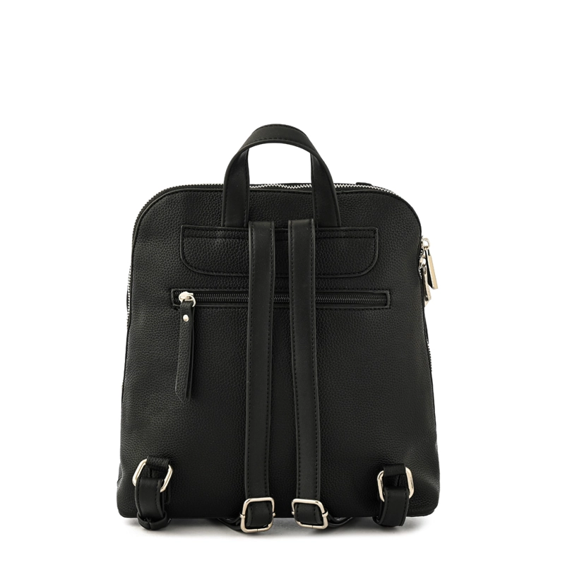 MOCHILA CELINA MEDIANA NEGRO ESPECIAL - 3