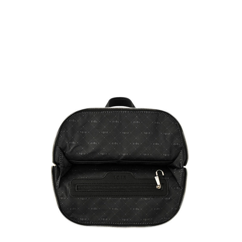 MOCHILA CELINA MEDIANA NEGRO ESPECIAL - 4