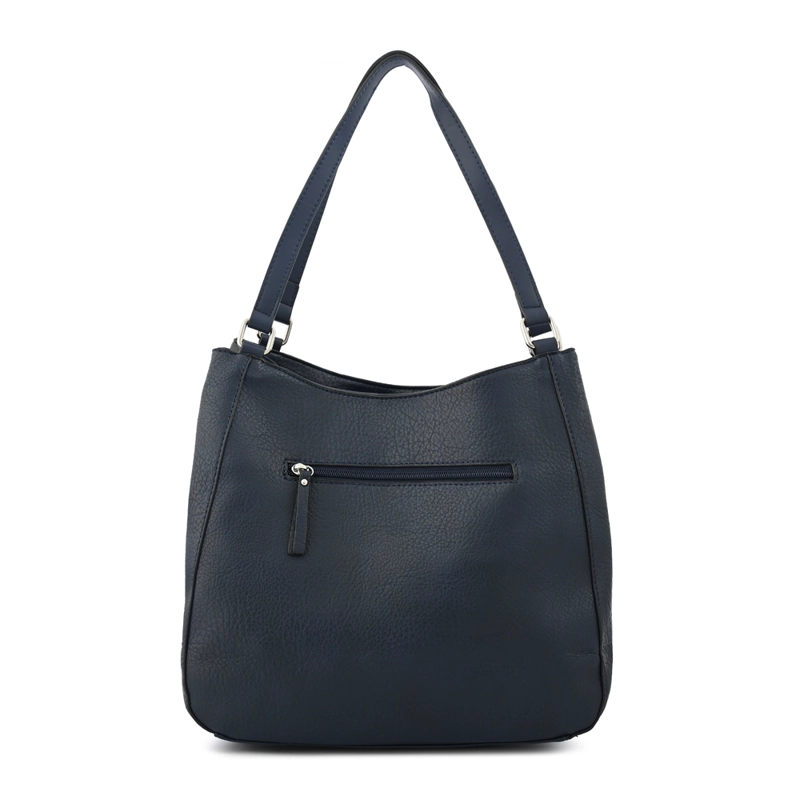 CARTERA TOTE TRES DIVISIONES OZZY GRANDE AZUL OSCURO - 3