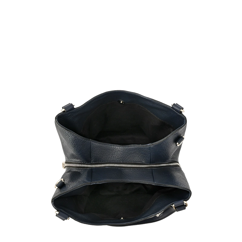 CARTERA TOTE TRES DIVISIONES OZZY GRANDE AZUL OSCURO - 4
