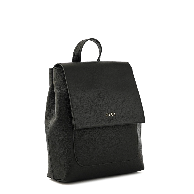 MOCHILA CON TAPA CALLIE MEDIANA NEGRO ESPECIAL - 2