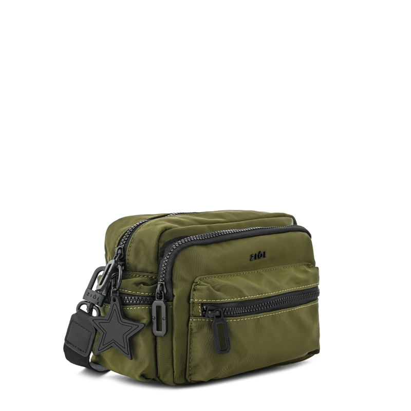 CARTERA BANDOLERA RONNIE PEQUEÑA VERDE OLIVA - 2