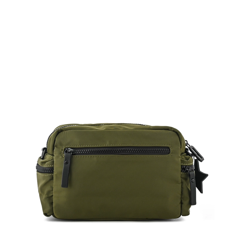 CARTERA BANDOLERA RONNIE PEQUEÑA VERDE OLIVA - 3