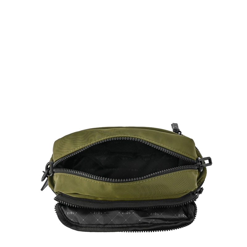 CARTERA BANDOLERA RONNIE PEQUEÑA VERDE OLIVA - 4