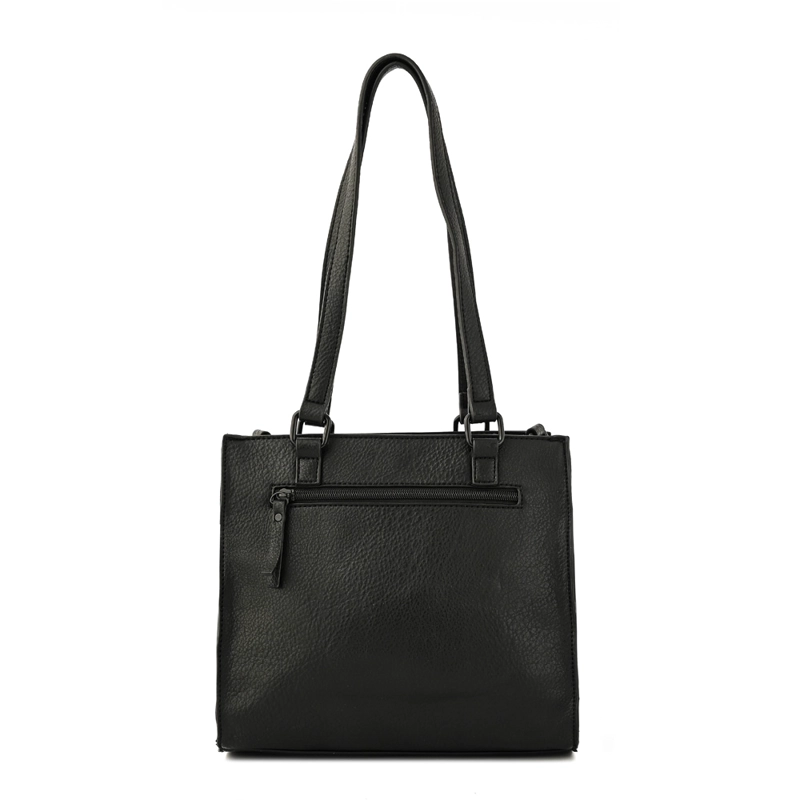 MOCHILA CON TAPA RAINA PEQUEÑA NEGRO ESPECIAL - 3