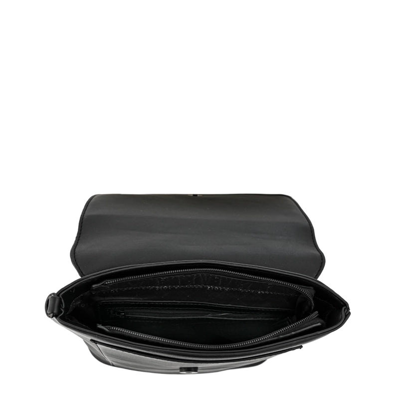 MOCHILA CON TAPA RAINA PEQUEÑA NEGRO ESPECIAL - 4