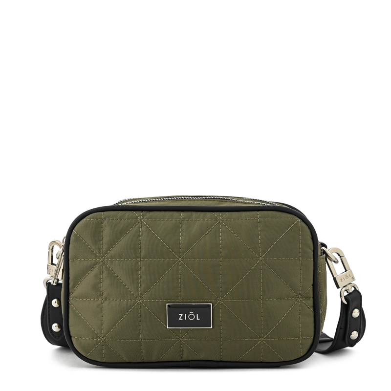 CARTERA BANDOLERA SAIDA MEDIANA VERDE OLIVA - 1